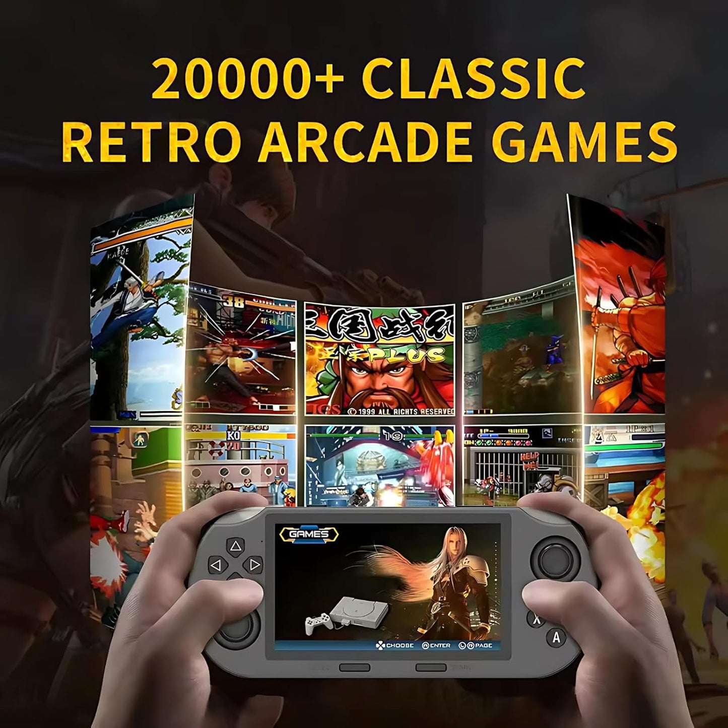 SF3000 Retro Handheld Game Console