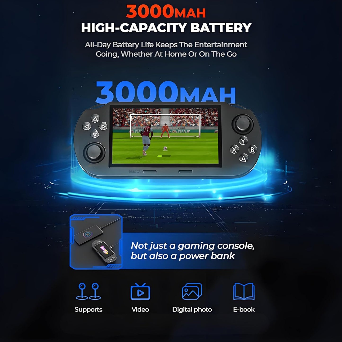 SF3000 Retro Handheld Game Console