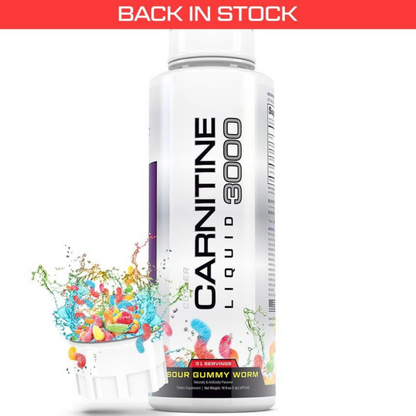 Carnitine Liquid Supplement | Sour Gummy Worm Flavor